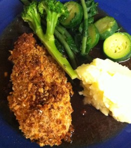 Chicken with a Lemongrass Breadcrumb