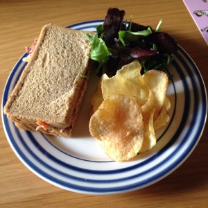 Sandwich and Crisps