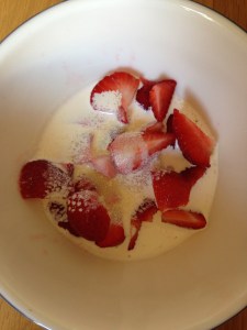 Strawberries and cream